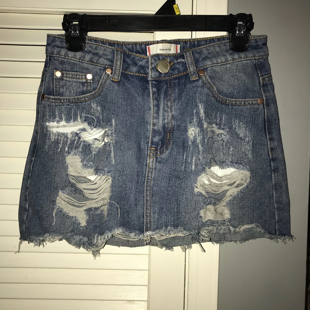 Denim skirt